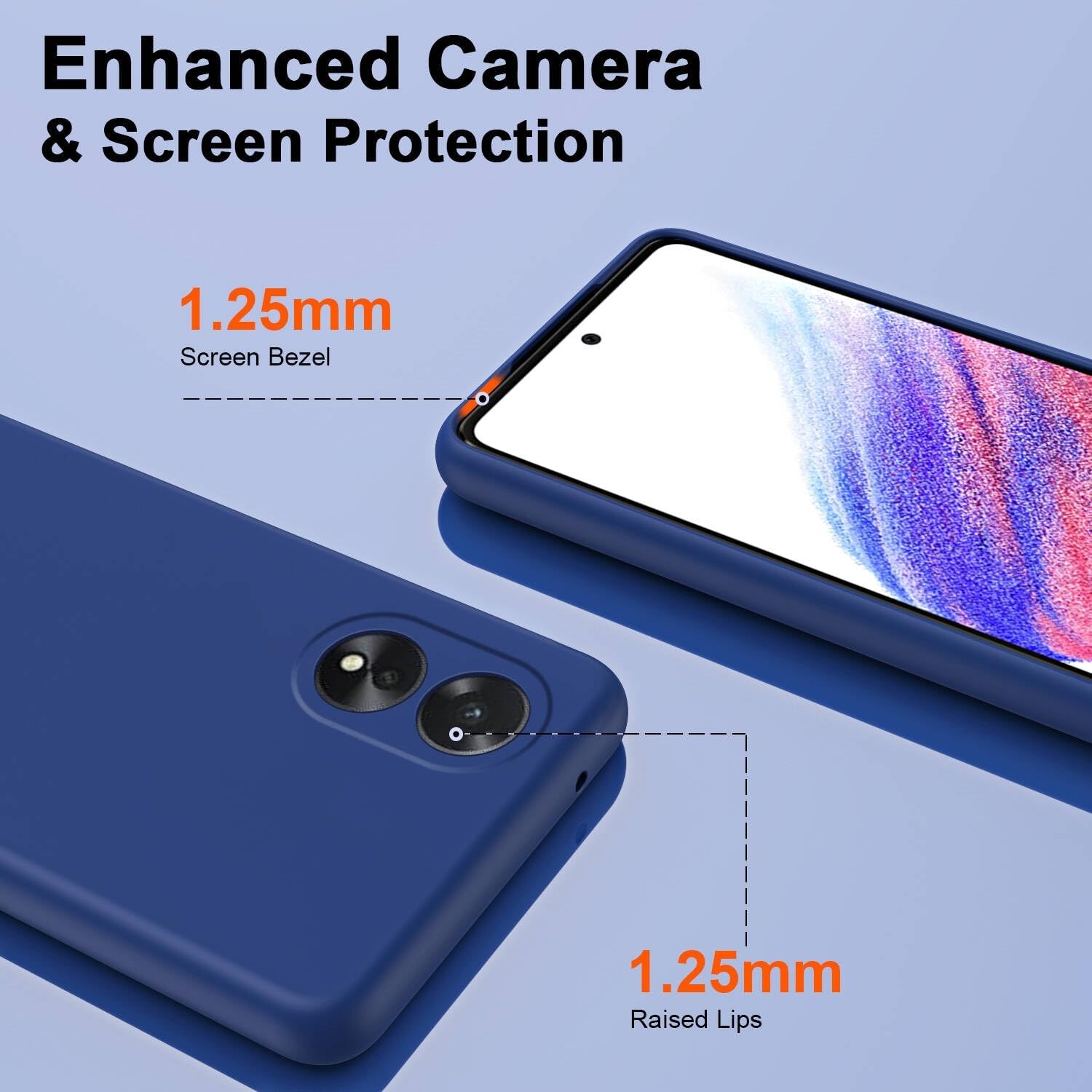 Soft Silicone Slim Smooth Phone Case Cover for Oppo A78