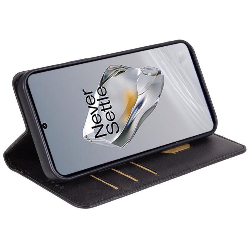 Black Wallet Retro Leather Kickstand Flip Case All-Round Protection Cover Case For Oneplus 12