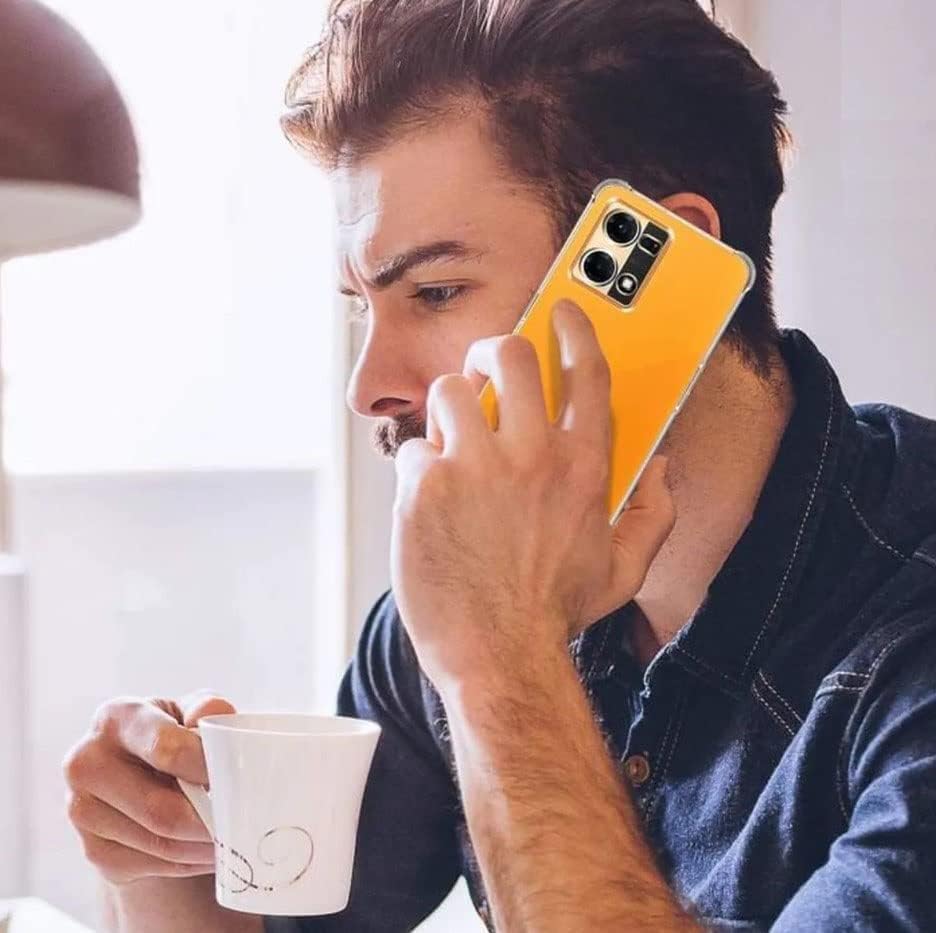 Clear Transparent Shock-absorbing TPU Case Cover for Oppo Reno 7 4G