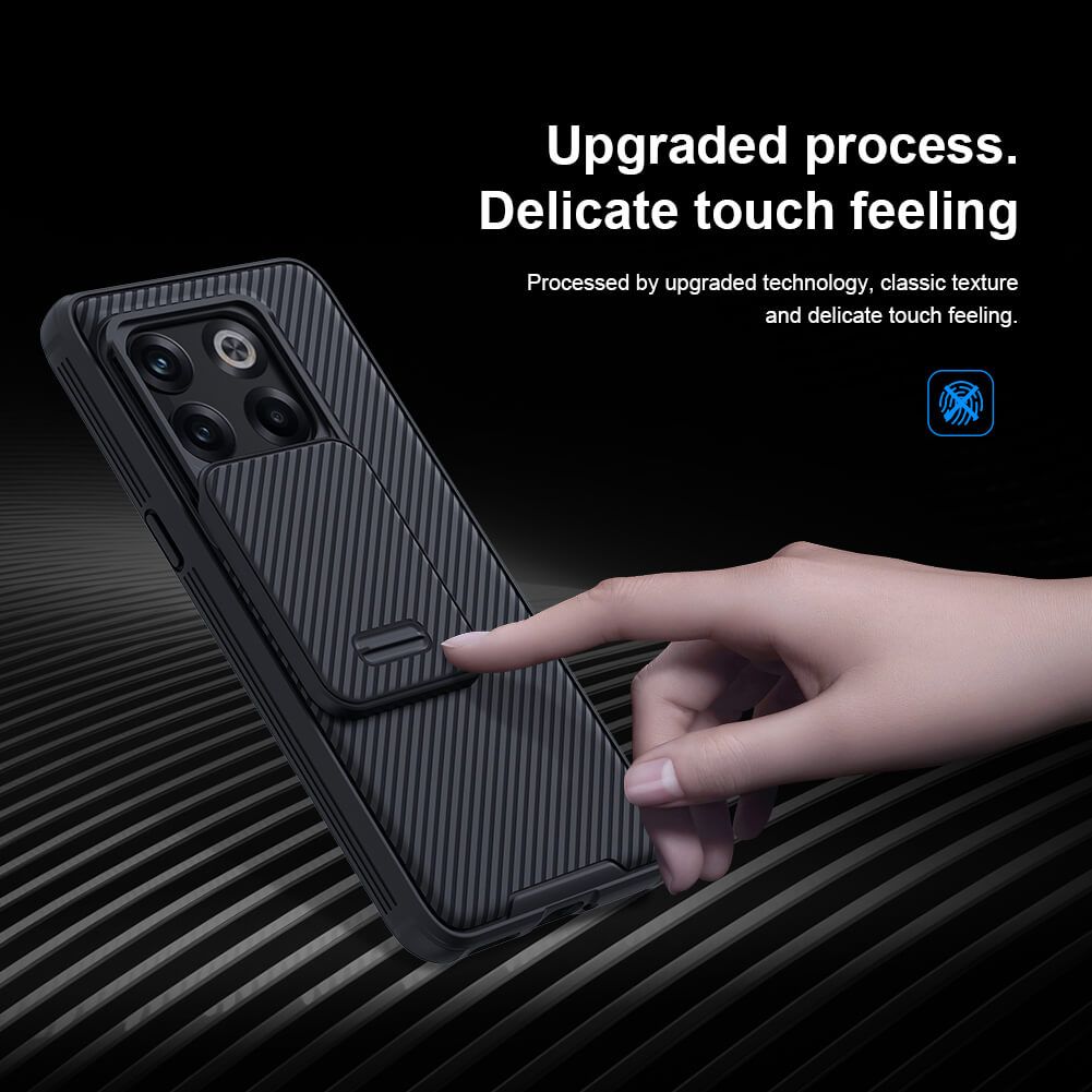 Nillkin CamShield Cover Case with Sliding Camera Protector Shockproof Protective Case for Oneplus 10T
