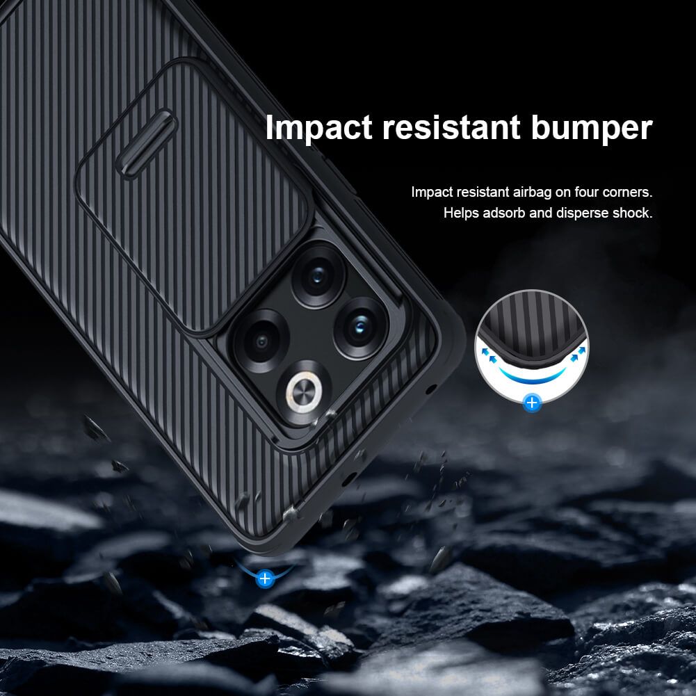 Nillkin CamShield Cover Case with Sliding Camera Protector Shockproof Protective Case for Oneplus Ace Pro