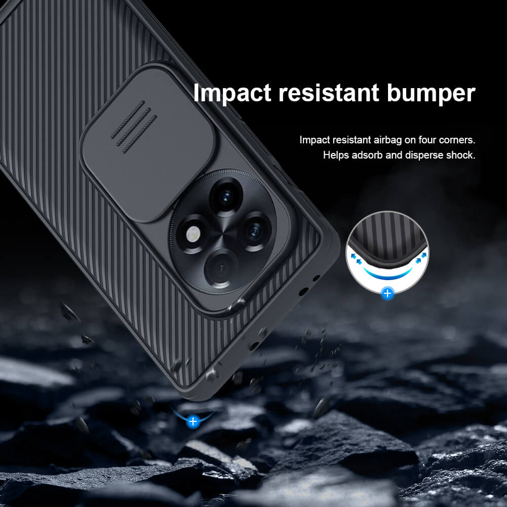 Nillkin CamShield Cover Case with Sliding Camera Protector Shockproof Protective Case for Oneplus Ace 2