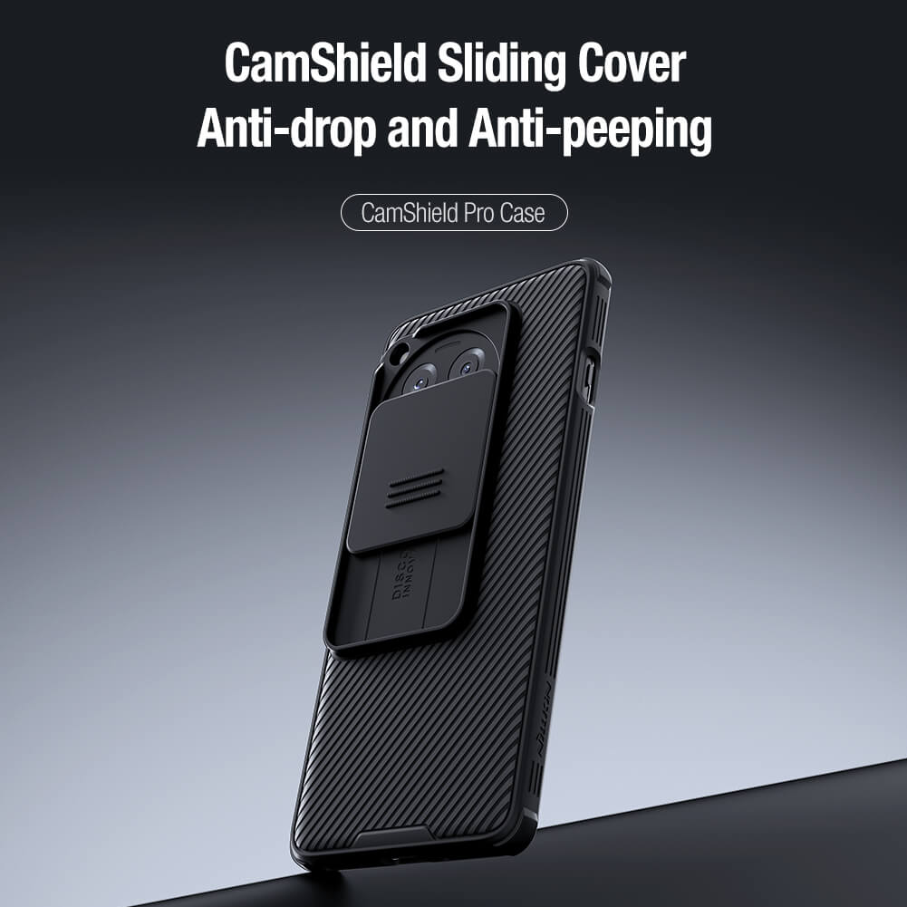 Nillkin CamShield Cover Case with Sliding Camera Protector Shockproof Protective Case for Oneplus Ace 3