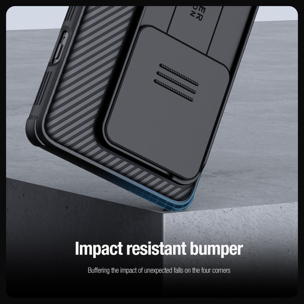 Nillkin CamShield Cover Case with Sliding Camera Protector Shockproof Protective Case for Oneplus Ace 3