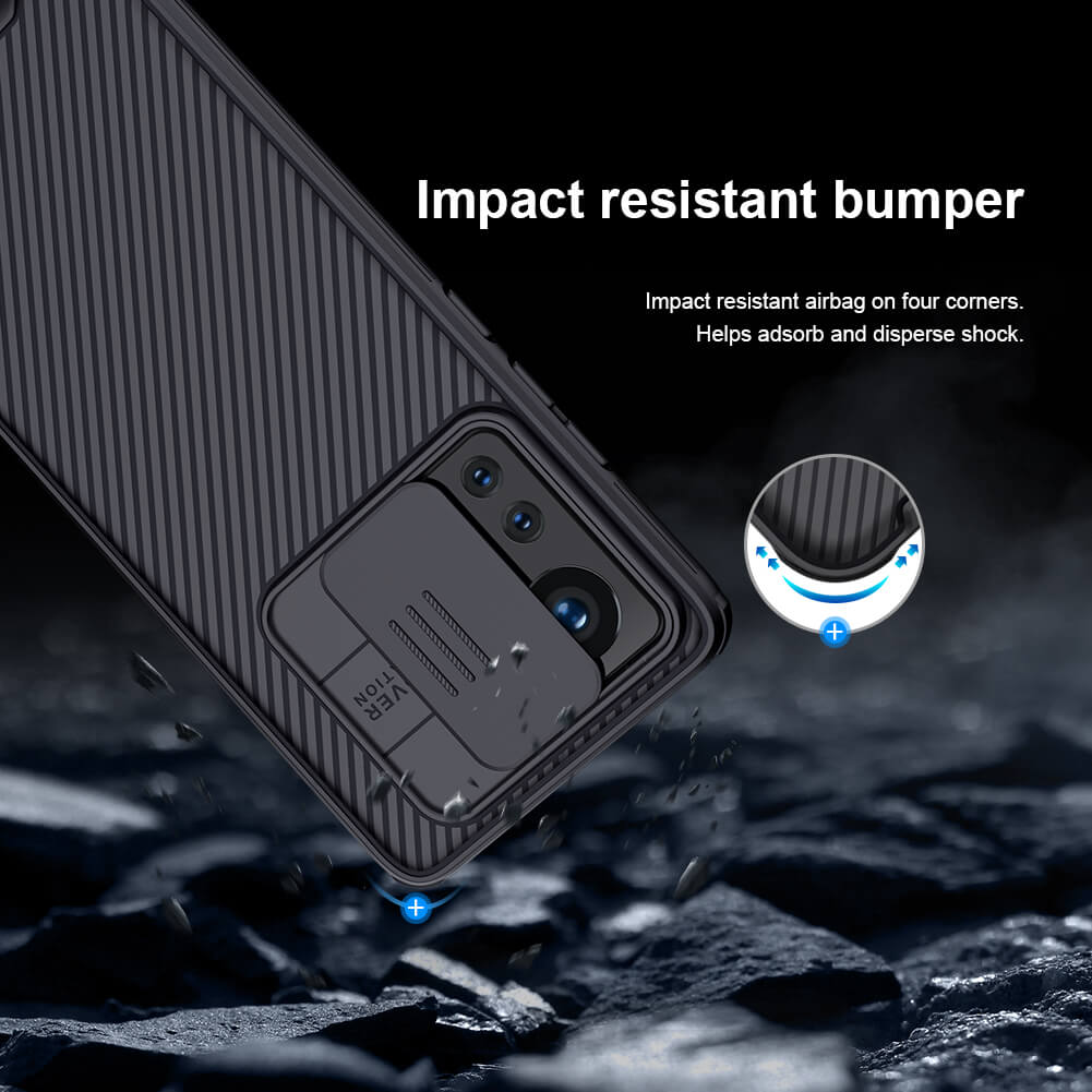Nillkin CamShield Cover Case with Sliding Camera Protector Shockproof Protective Case for Xiaomi 12/Xiaomi 12X/Xiaomi 12S