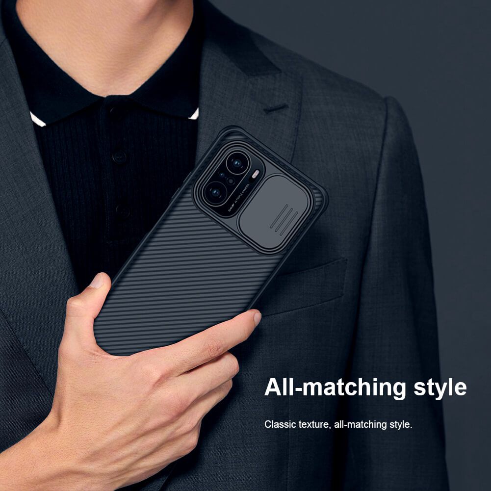 Nillkin CamShield Cover Case with Sliding Camera Protector Shockproof Protective Case for Xiaomi Poco F3