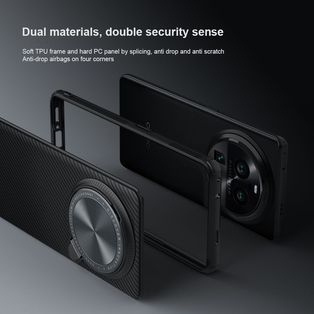 Nillkin CamShield Prop Cover Case with Sliding Camera Protector for Oppo Find X6 Pro