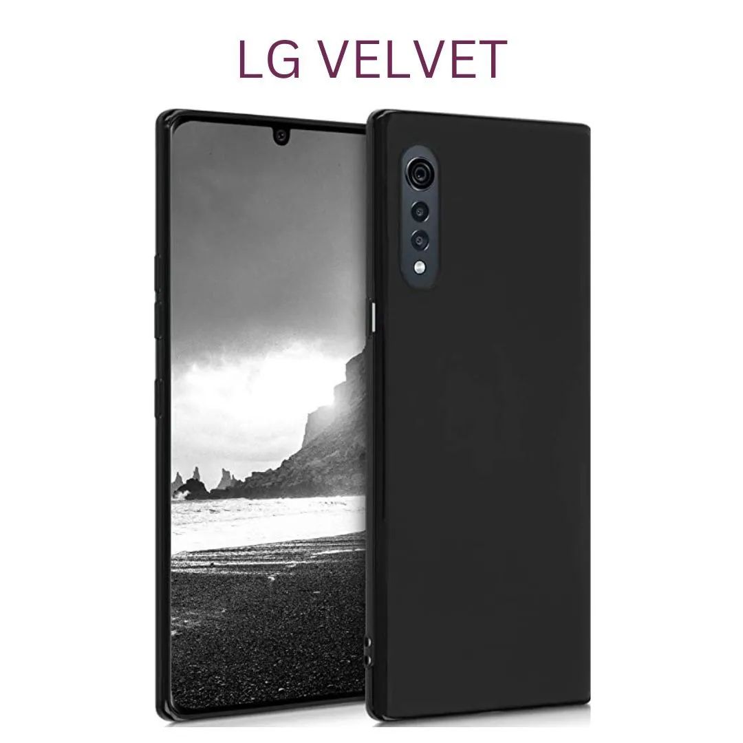 Slim smooth Luxury Shockproof Liquid Soft Silicone TPU Cover Case For LG Velvet