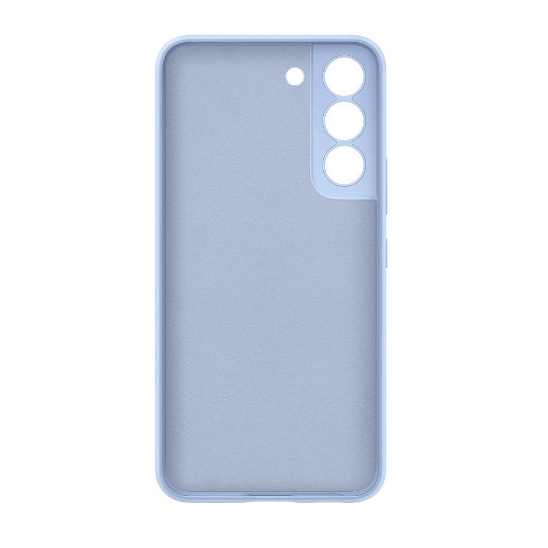 3 Layer Full Covered Slim Soft Rubber, Liquid Silicone Phone Cover Case for Samsung Galaxy S22+ (S22 Plus)
