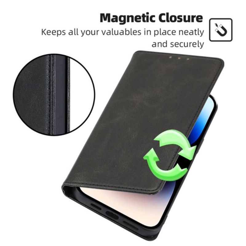 Wallet Black Retro Leather Flip All-Round Protection Cover Case for Xiaomi Redmi A3