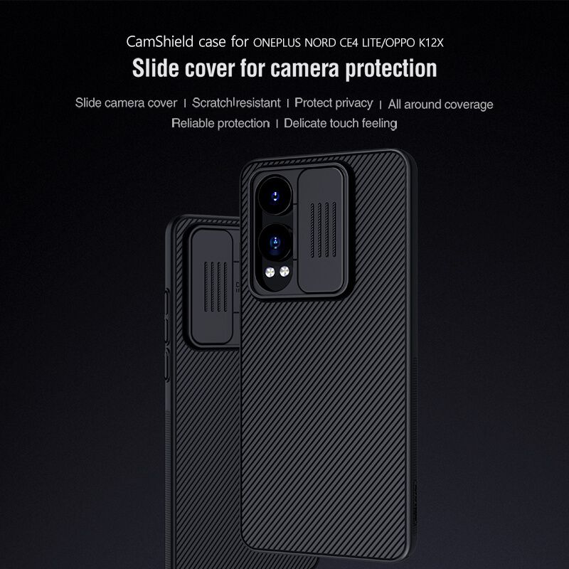 Nillkin Camshield Cover Case with Sliding Camera Protector for Oneplus Nord CE4 Lite