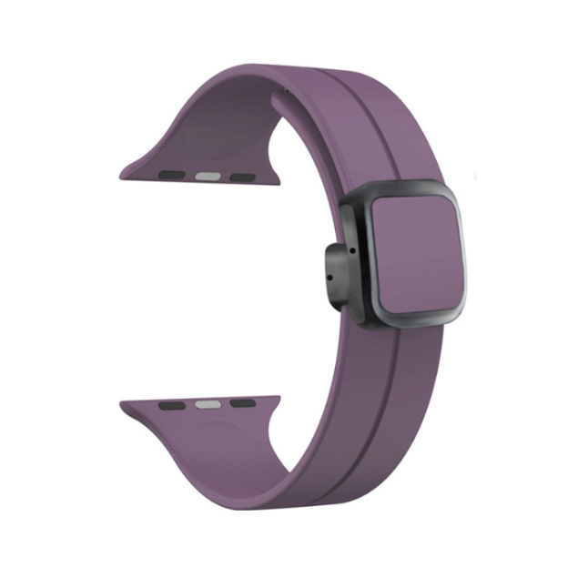 Silicone Rubber Watch Strap For Apple Watch 42mm, 44mm, 45mm, and 49mm, Watch Band Models Compatible for iWatch Series Ultra, SE, SE 2, Series 3,4,5,6,7,8 (Watch Not Included)