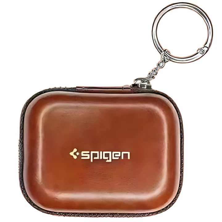 Spigen Universal AirPods Leather Case with Zipper