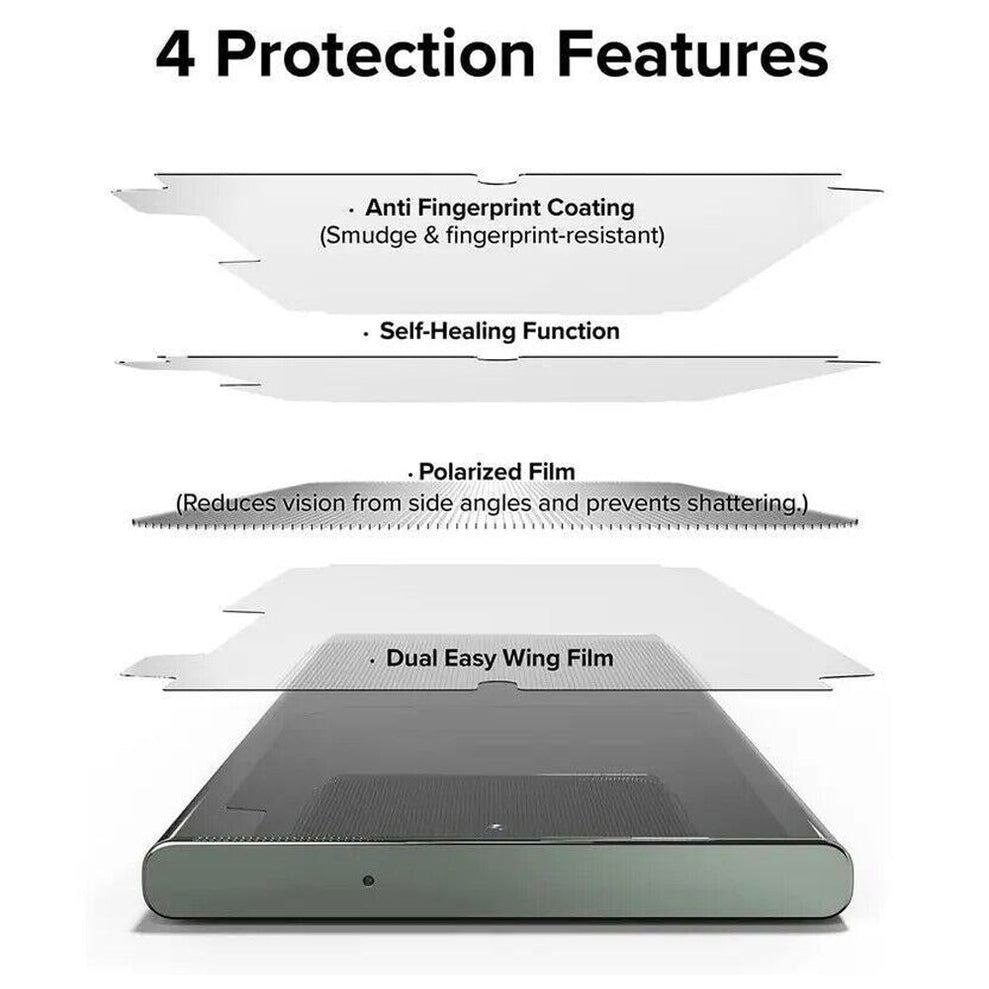 Full Cover PRIVACY Flexible Ceramic MATTE Screen Protector For Samsung Galaxy S24 Ultra