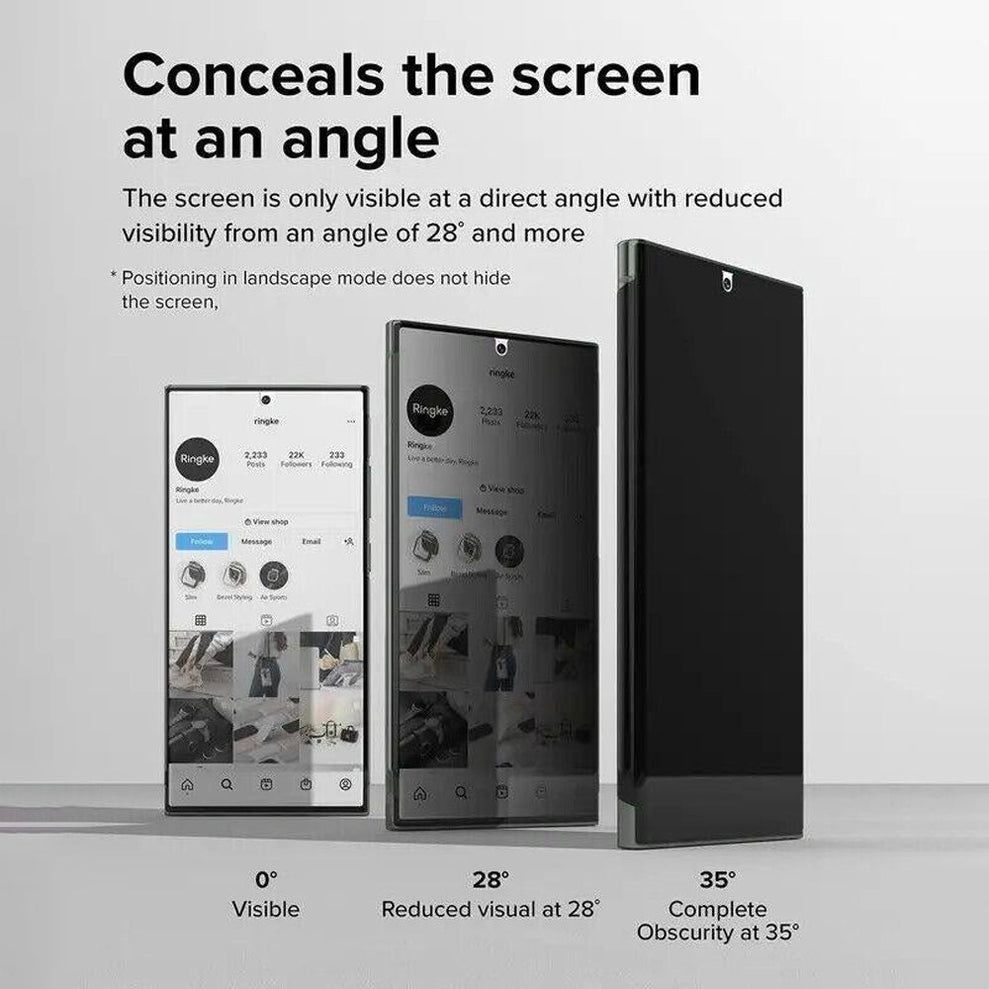 Full Cover PRIVACY Flexible Ceramic MATTE Screen Protector For Samsung Galaxy S24 Ultra