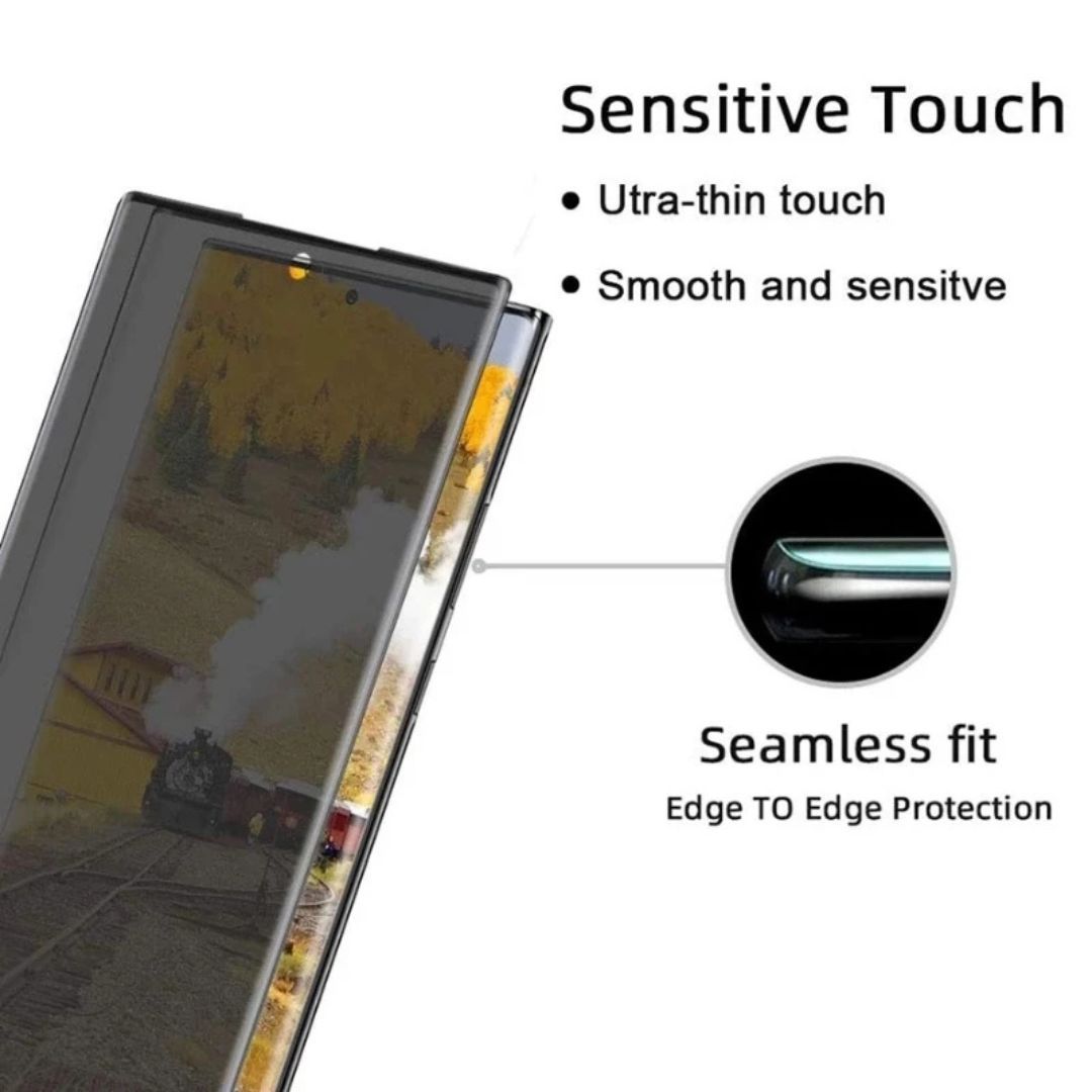 Flexible Ceramic Matte Privacy Film for Samsung S22 Ultra, Privacy Anti-Spy Anti-Fingerprint Bendable shock-resistance Ceramic Screen protector for Samsung Galaxy S22 Ultra (Ceramic, NOT GLASS)