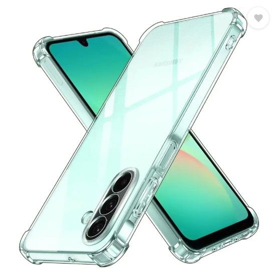 Clear Transparent Shock-absorbing with Bumper TPU Case Cover for Samsung Galaxy A26