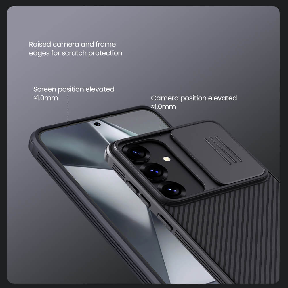 Nillkin CamShield Cover Case with Sliding Camera Protector Shockproof Protective Case for Samsung Galaxy S25+ (Samsung S25 Plus)