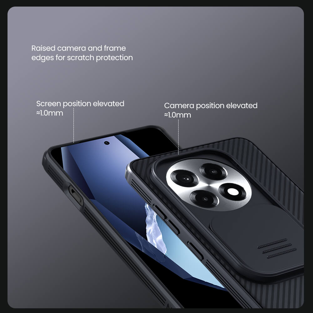 Nillkin CamShield Cover Case with Sliding Camera Protector Shockproof Protective Case for OnePlus 13R