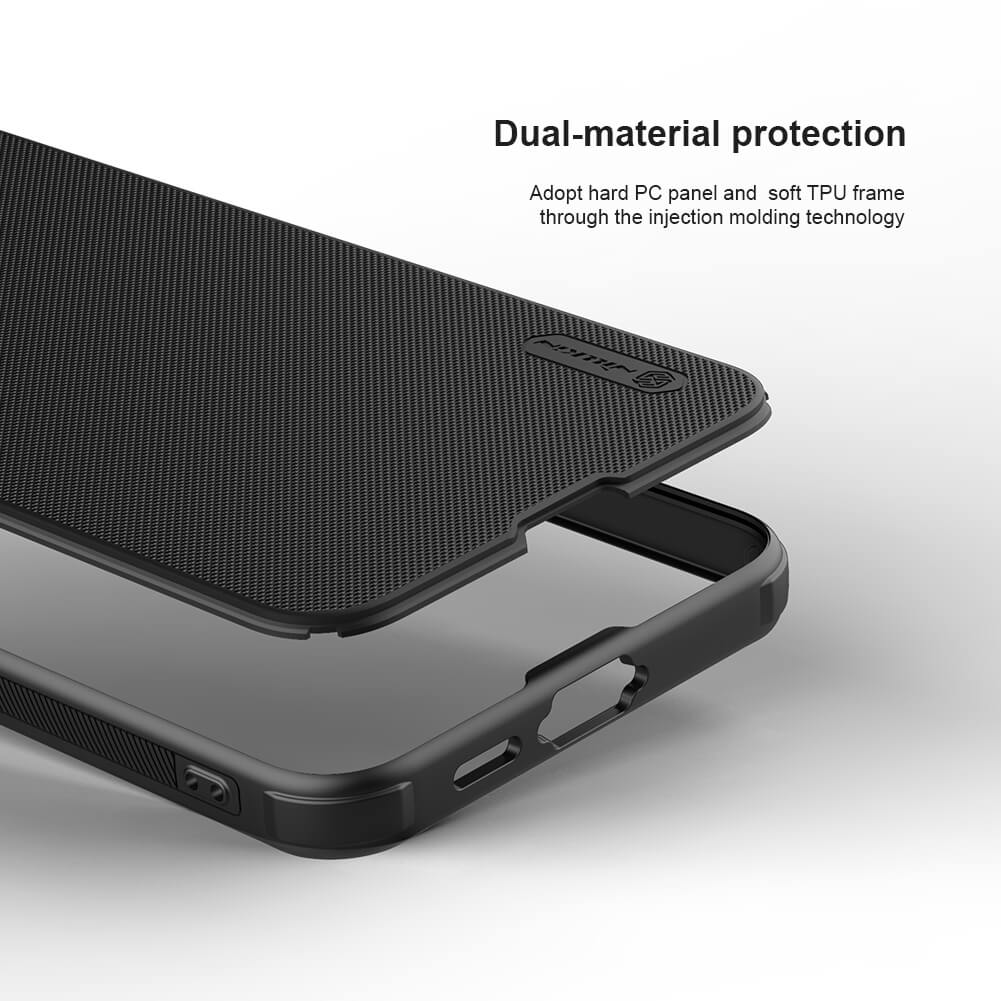 Nillkin Super Frosted Case for Samsung Galaxy S24 FE, Hard PC Super Frosted Shield Matte with Salient Dot Design Case Cover