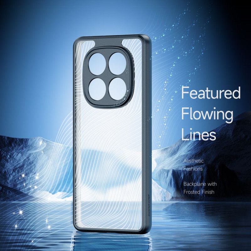 Dux Ducis Aimo Series Back Cover for  Xiaomi Redmi Note 14 Pro 5G, Flowing Line Luxury Frosted Anti-Fingerprint Translucent Matte Back Case for Redmi Note 14 Pro 5G (Not 4G)