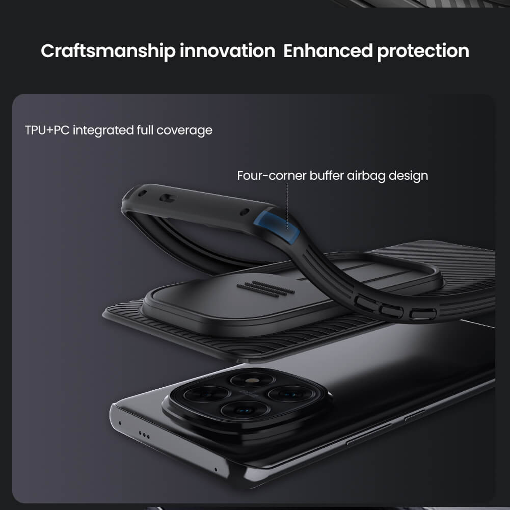 Nillkin CamShield Cover Case with Sliding Camera Protector Shockproof Protective Case for Xiaomi Redmi Note 14 Pro+ 5G (Redmi Note 14 Pro Plus)