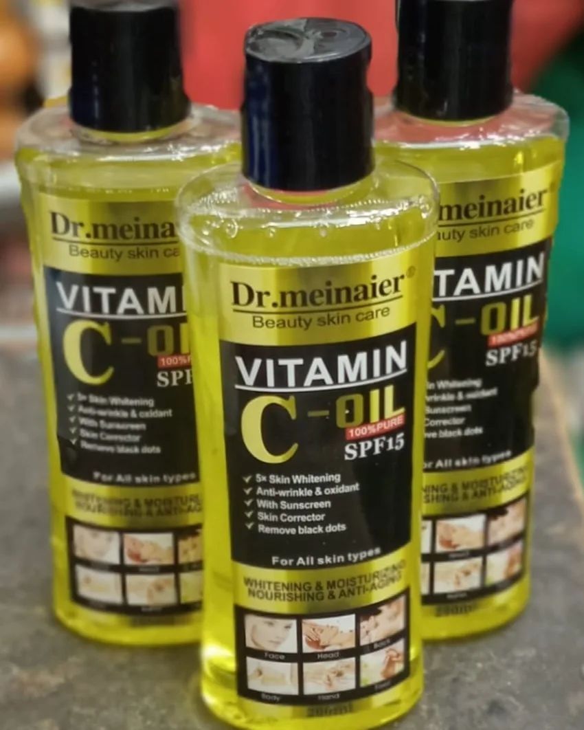 2 Packs DR MEINAIER Vitamin E Oil with spf15 Moisturizing Skin Wound Healing Reducing Skin Itching Antioxidant Anti-aging Benefits DR MEINAIER Vitamin E Oil with spf15