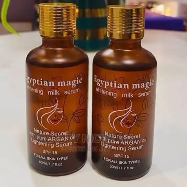 2 Packs Egyptian Magic Serum Egyptian Magic Moisturises and Firms The Skin Unifies the Skin Tone Heals Stretchmarks and Patches Fades Dark Knuckles Cream and Moisturizers