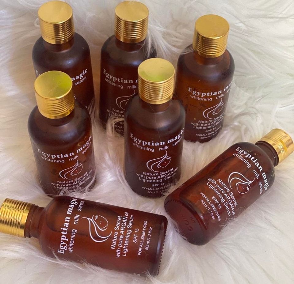 2 Packs Egyptian Magic Serum Egyptian Magic Moisturises and Firms The Skin Unifies the Skin Tone Heals Stretchmarks and Patches Fades Dark Knuckles Cream and Moisturizers