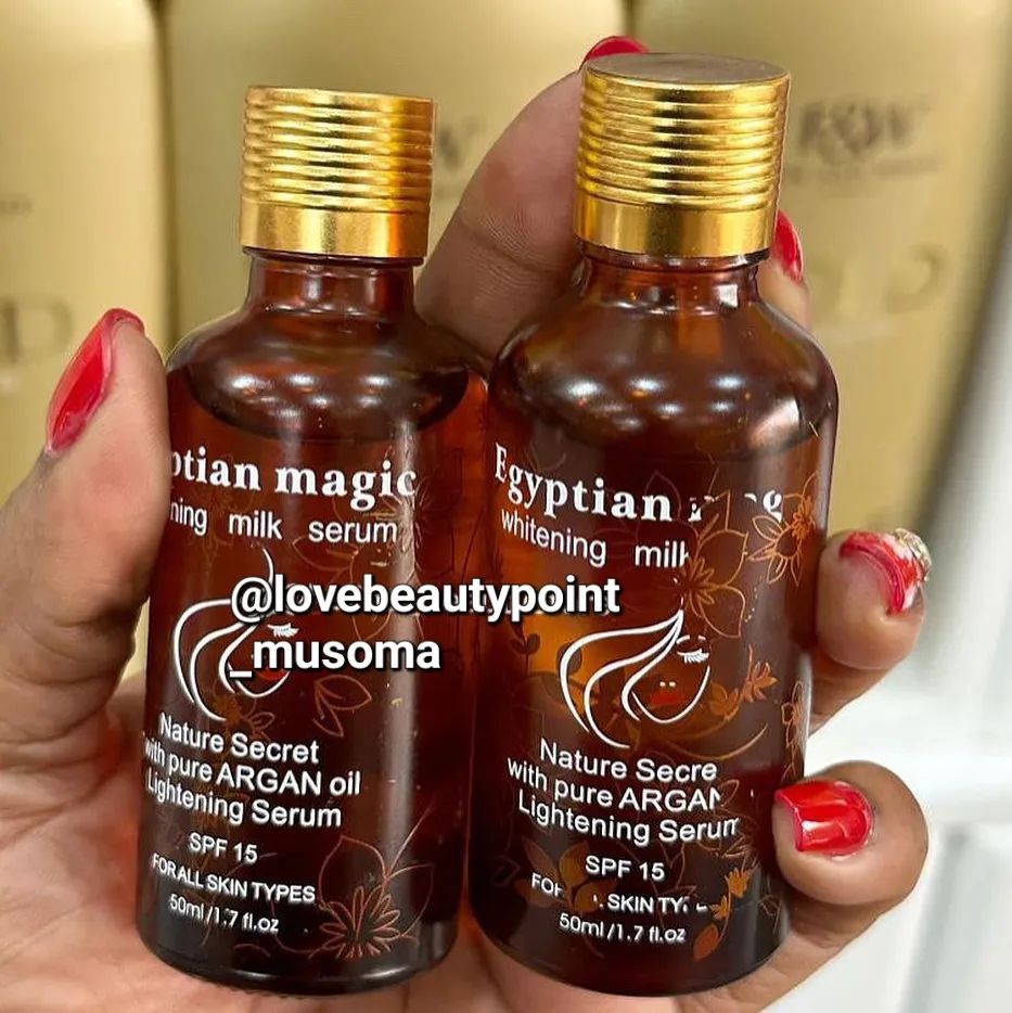 2 Packs Egyptian Magic Serum Egyptian Magic Moisturises and Firms The Skin Unifies the Skin Tone Heals Stretchmarks and Patches Fades Dark Knuckles Cream and Moisturizers
