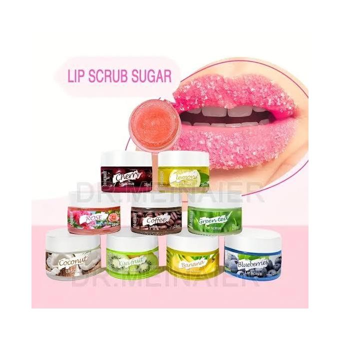 Lip Scrub, Exfoliator Moisturizer Lip Sugar Scrub Moisturizing Collagen Lip Balm Mask Night Sleep Lip Mask Effectively Moisturizes And Repairs Dry Lips Lip Treatment - Pineapple