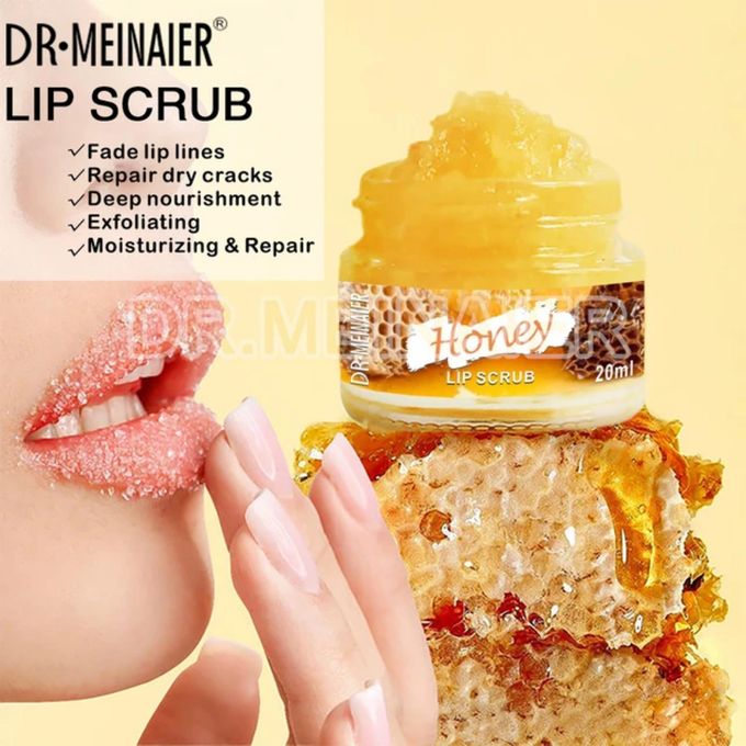 Dr Meinaier Kiwi Sugar Exfoliating Lip Scrub for Men, Natural Facial Exfoliator with Moisturizing Oils, Men’s Skin Care Sugar Scrubber for Acne  Lip Scrub Ultra Hydrating Exfoliator Lip Moisturizer