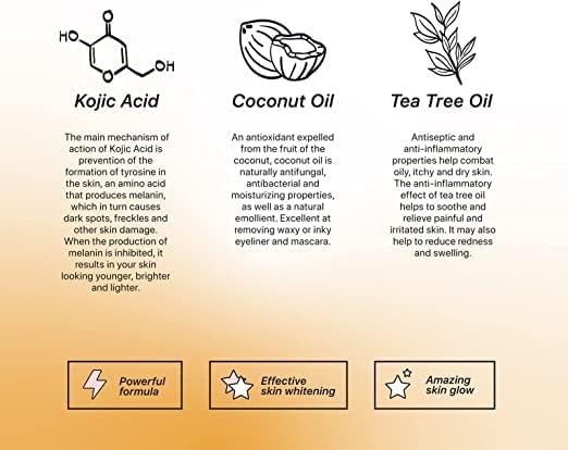 3 Packs Kojie San Original Kojic Acid Skin brightening & Lightening Soap for Men and Women orange flavour (65g Bars- Pack of 3) Philippines Imported  Dermatologically Tested Paraben Free