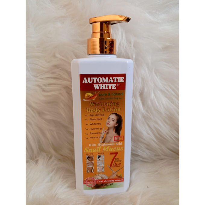 Automate White Whitening Body Lotion Enhanced Skin Brightness Hydration and Moisturization Improved Skin Texture Long-Lasting Results Personal Care SKin Care Body Lotion 500ml