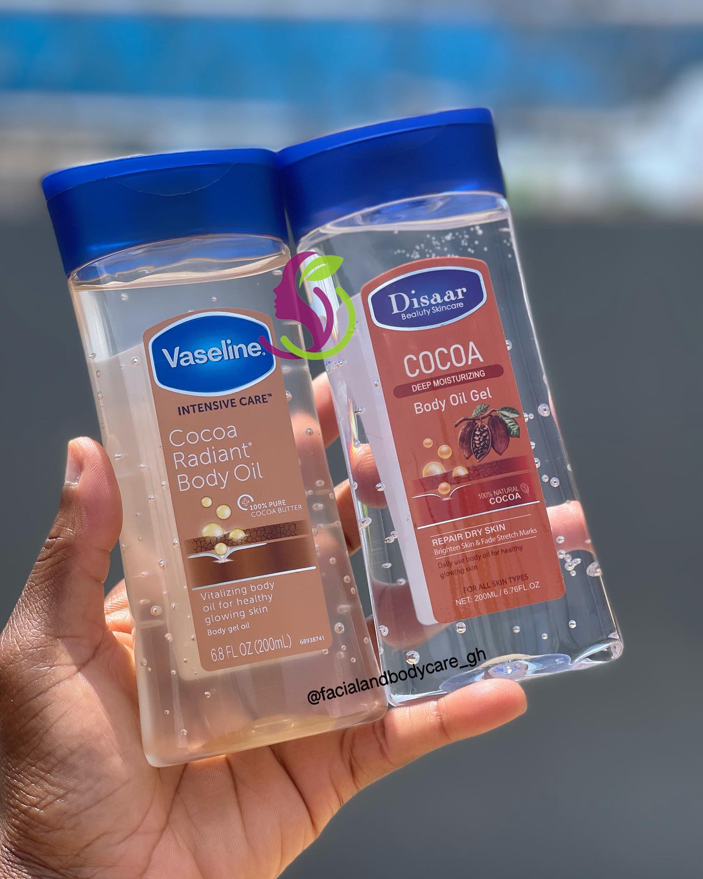 Disaar Cocoa Deep Moisturizing Body Oil Gel - 200ml Revives Dry and Dull-Looking Skin For a Healthy Glow Revitalize Dry and Dull-looking Skin Pure Cocoa Butter and Replenishing oils