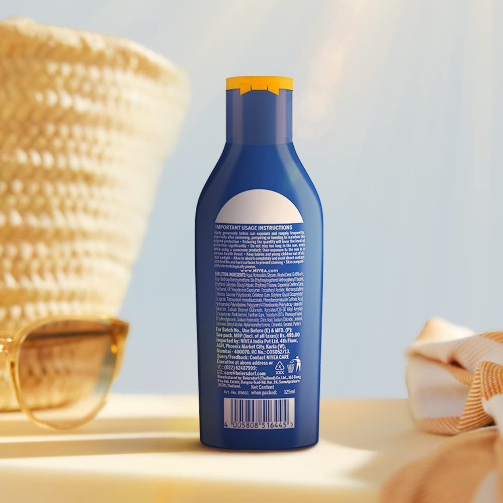 NIVEA Nivea Sun Care Moisturising Lotion Spf 30 75ML UVA and UVB Protection Protects Against Sunburn and Premature Skin Aging 30 Sun Protection Factor (SPF 30)