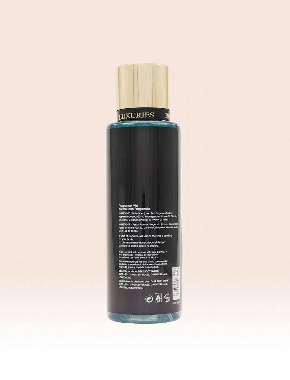 2 Packs Body Luxuries Nobleman For Men Fragrance Body Mist 250ml Unisex Romantic Perfume - Long-Lasting, Non-Irritating, Multi-Purpose Spray Unisex Body Mist Signature Collections