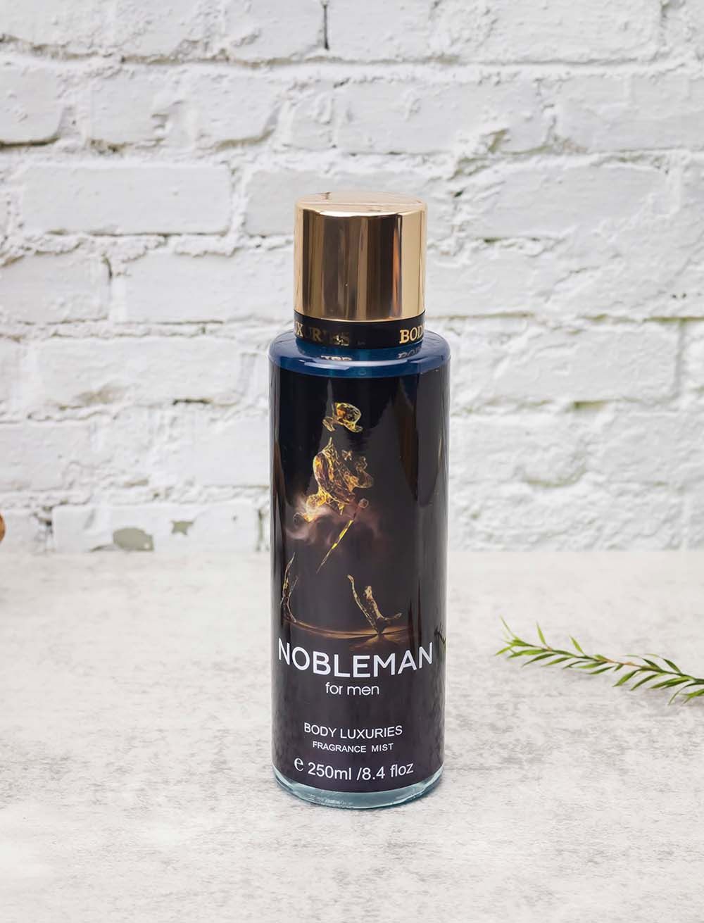 2 Packs Body Luxuries Nobleman For Men Fragrance Body Mist 250ml Unisex Romantic Perfume - Long-Lasting, Non-Irritating, Multi-Purpose Spray Unisex Body Mist Signature Collections