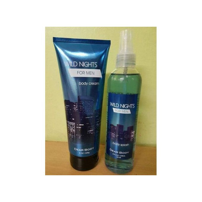 [Body Cream Only]!! Dear Body Wild Nights For Men Body Cream 226g Hand Lotion Signature Collections Skin Care Body Lotion Natural Plant Extract With Vitamin E and Aloe Vera Hydrating and Moisturizing