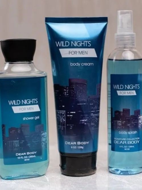 [Body Cream Only]!! Dear Body Wild Nights For Men Body Cream 226g Hand Lotion Signature Collections Skin Care Body Lotion Natural Plant Extract With Vitamin E and Aloe Vera Hydrating and Moisturizing