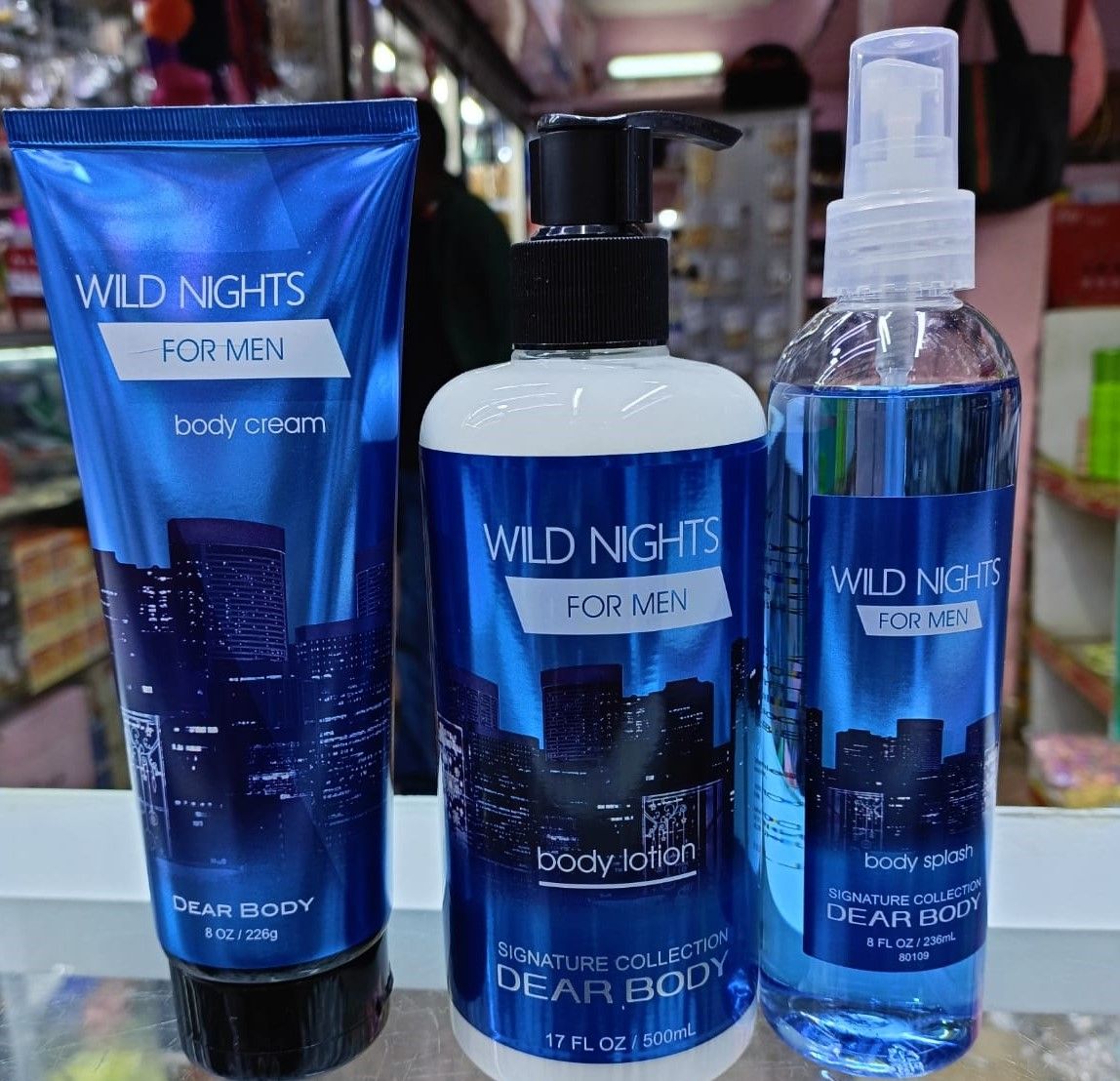 [Body Cream Only]!! Dear Body Wild Nights For Men Body Cream 226g Hand Lotion Signature Collections Skin Care Body Lotion Natural Plant Extract With Vitamin E and Aloe Vera Hydrating and Moisturizing
