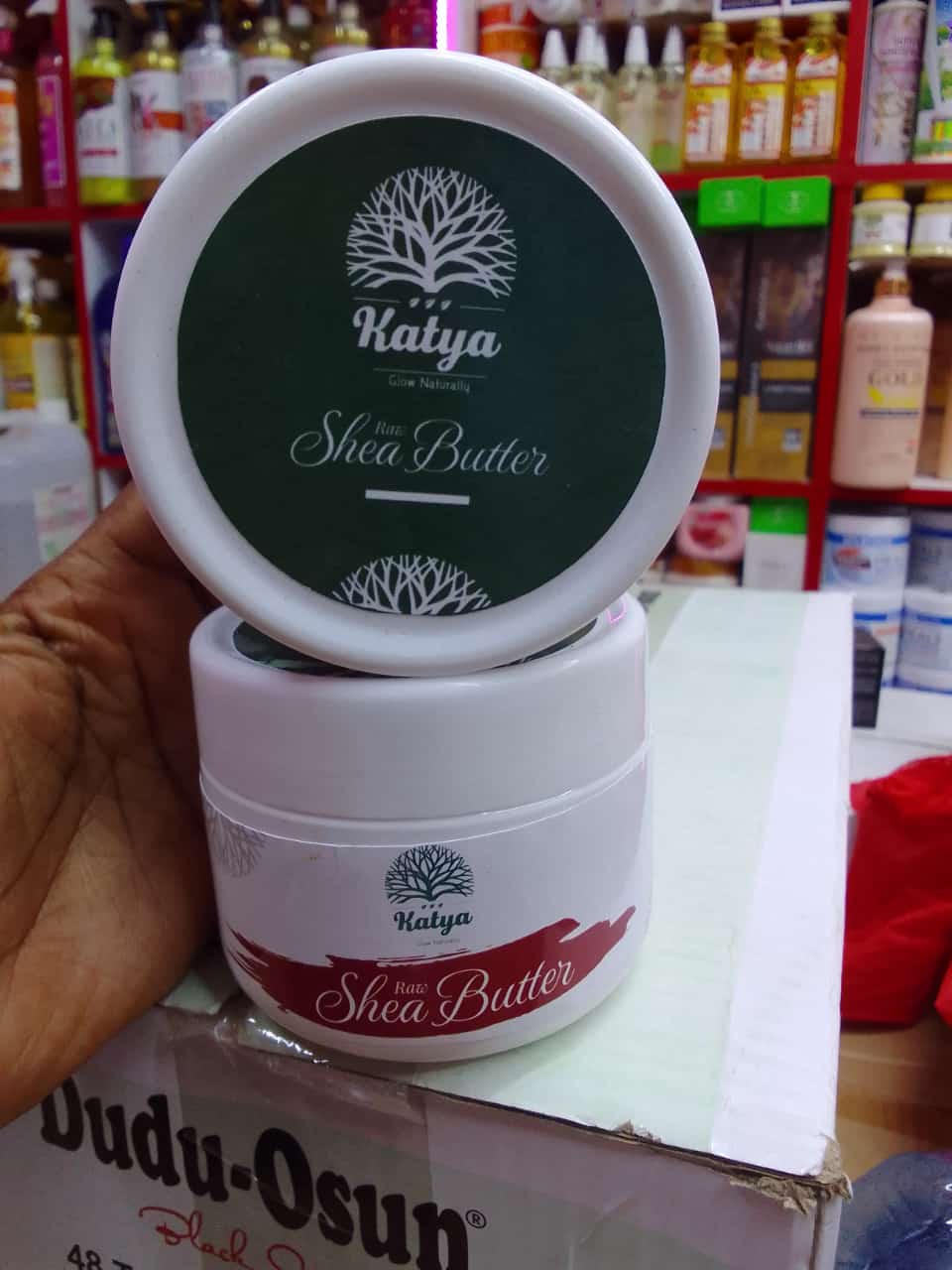 Katya Raw Unrefined Shea Butter intensive Hair and Skin Moisturizer Natural and Pure Without Additives Soften the Skin Good for Hair and Skin Calms Irritation