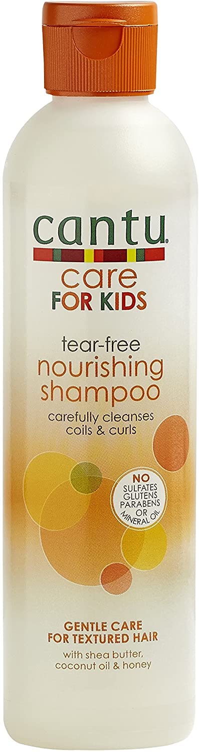 Cantu Care for Kids Tear-Free Nourishing Shampoo with Shea Butter CAREFUL CLEANSING FOR TEXTURED HAIR TEAR-FREE FORMULA Shea Butter, Coconut Oil & Honey 237ml