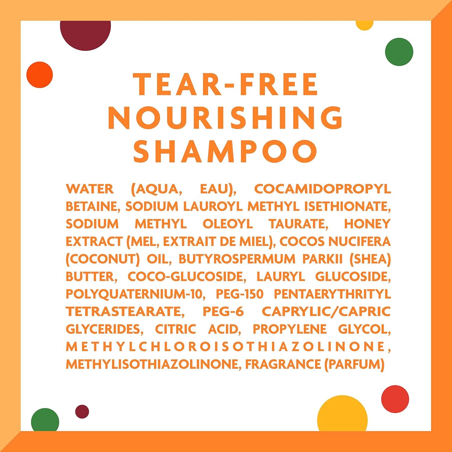 Cantu Care for Kids Tear-Free Nourishing Shampoo with Shea Butter CAREFUL CLEANSING FOR TEXTURED HAIR TEAR-FREE FORMULA Shea Butter, Coconut Oil & Honey 237ml