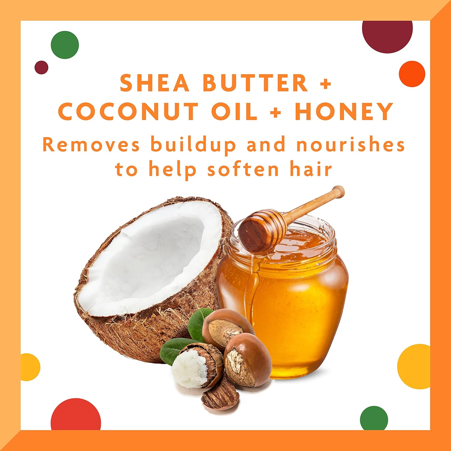 Cantu Care for Kids Tear-Free Nourishing Shampoo with Shea Butter CAREFUL CLEANSING FOR TEXTURED HAIR TEAR-FREE FORMULA Shea Butter, Coconut Oil & Honey 237ml