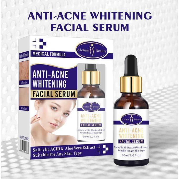 Aichun Beauty Anti-acne Whitening Serum Face Serum Medical Formula, 30ml Anti-Acne Whitening Brightening Anti-aging Skin Care Face Serum Anti Acne 3-ml