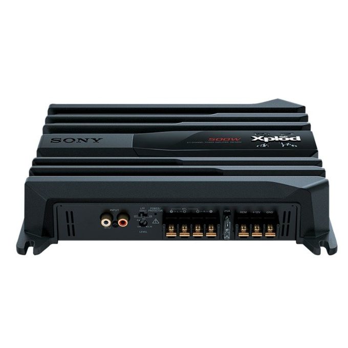SONY Xplod XM-N502 Bridgeable 2-Channel Car Audio Power Amplifier 500 Watt Max Automatic Thermal Control Single Sided Connections Car Audio Car Amplifiers