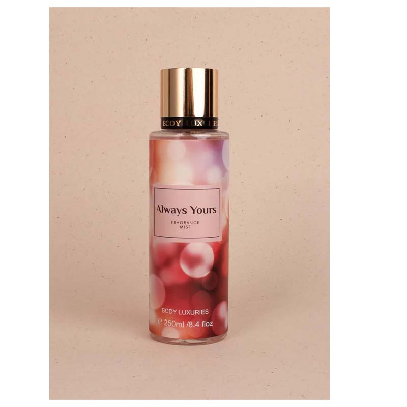 3 Packs Body Luxuries Always Yours 250ml Fragrance Body Mist For Women Romantic Perfume Set for Women - Long-Lasting, Non-Irritating, Multi-Purpose Spray Girls Body Signature Collections