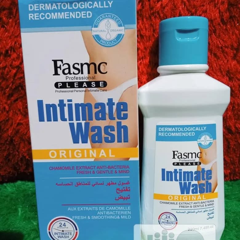 Fasmc Intimate Femine Wash Dermatological Recommended Intimate Wash pH-Balanced Formula Prevents Irritation and Odors Gentle Cleansing Action Feminine Washes