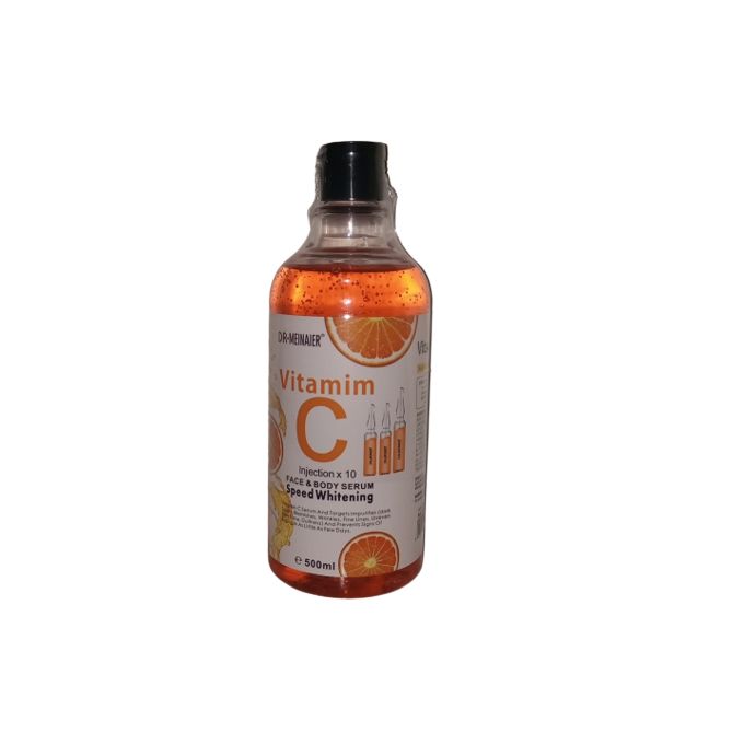 DR MEINAIER Vitamin C Serum for Face and Body Anti-Wrinkle Moisturizer Original Freckle Fade Dark Spot 500ml Anti-aging, Brightening Skin, Anti-acne Facial Serum